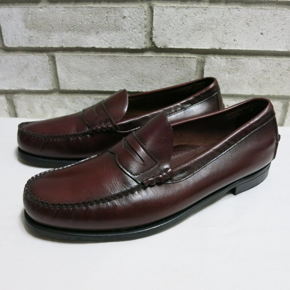 Dexter Strap Leather Penny Loafers Shoes 13 EEE